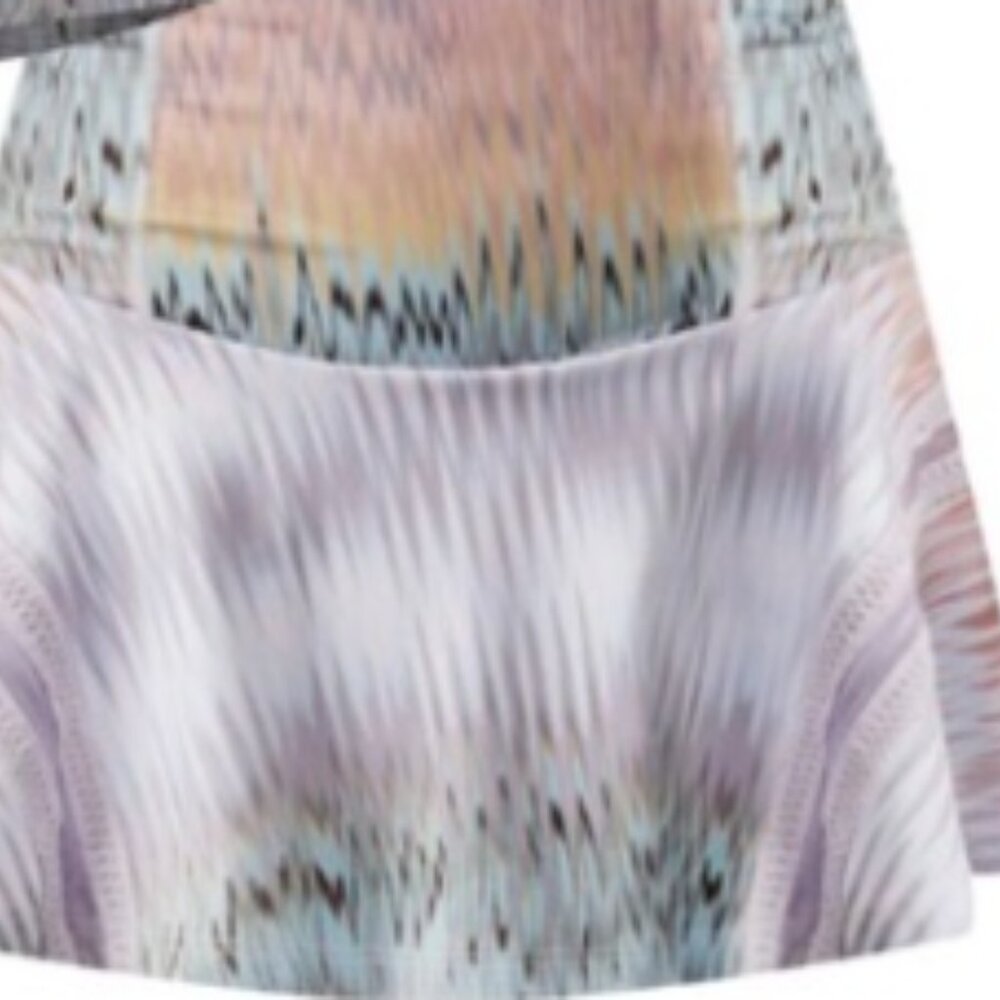 Pleats And Thank You Printed Skort - Picture 3 of 3